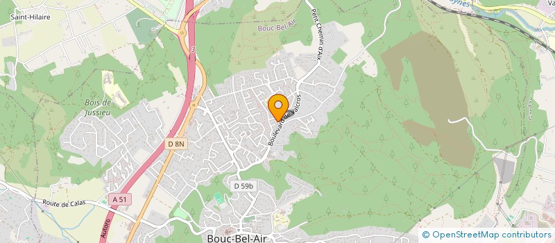 localisation de l'entreprise TRAMED à BOUC-BEL-AIR