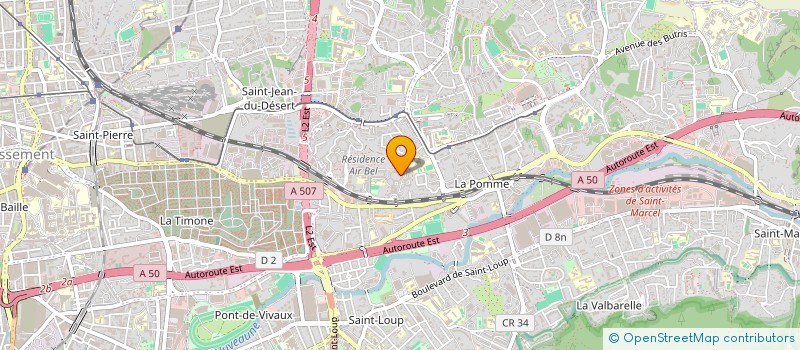 localisation de l'entreprise TRAMELANSCOM à MARSEILLE