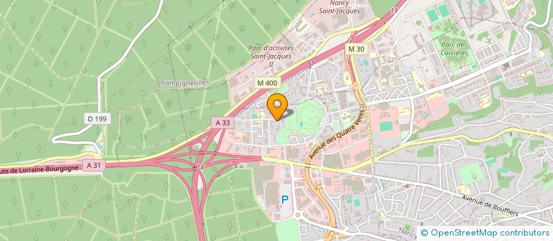 localisation de l'entreprise TRAMES  LAXOU