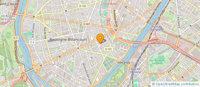 localisation de l'entreprise TRAMES à BOULOGNE-BILLANCOURT
