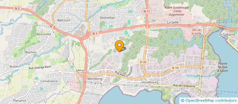 localisation de l'entreprise TRAMI INVESTISSEMENT  BAIE-MAHAULT