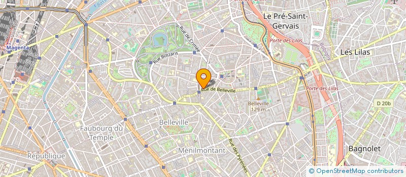 localisation de l'entreprise TRAMMAILLE PRODUCTION  PARIS