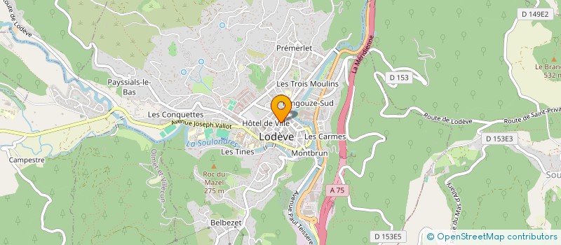 localisation de l'entreprise TRAMONTAGNE à CELLES