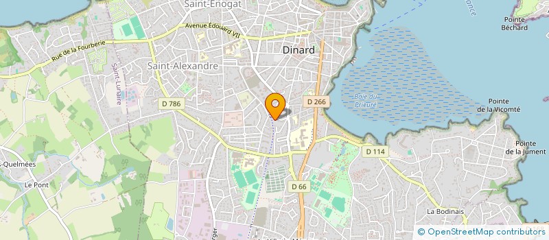 localisation de l'entreprise TRAMONTANE  DINARD