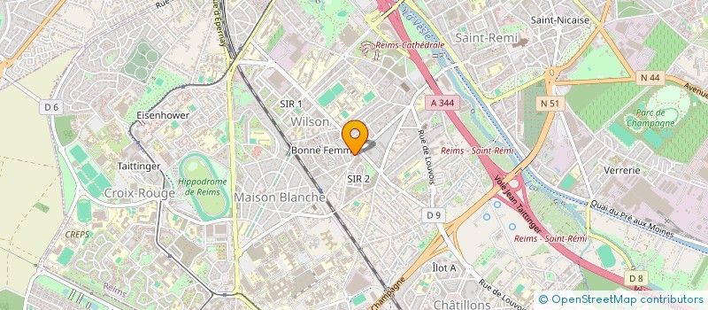 localisation de l'entreprise TRAMP'OGYM  REIMS