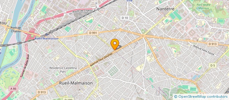 localisation de l'entreprise TRAMPLEIM PROXIM'SERVICES à RUEIL-MALMAISON