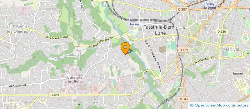 localisation de l'entreprise TRAMPOLINE  TASSIN-LA-DEMI-LUNE