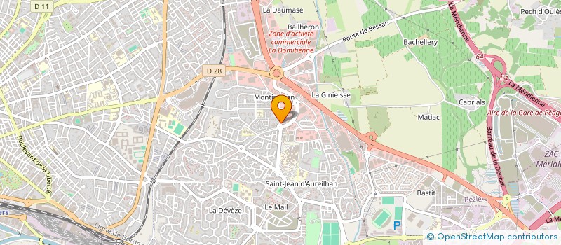 localisation de l'entreprise TRAMPOLINE SPIRIT à BEZIERS
