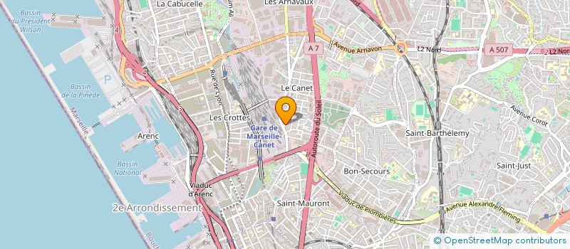 localisation de l'entreprise TRAN 28 à MARSEILLE