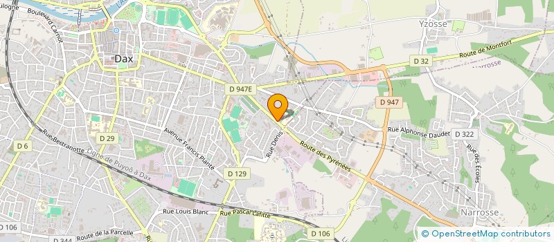 localisation de l'entreprise TRAN  DAX
