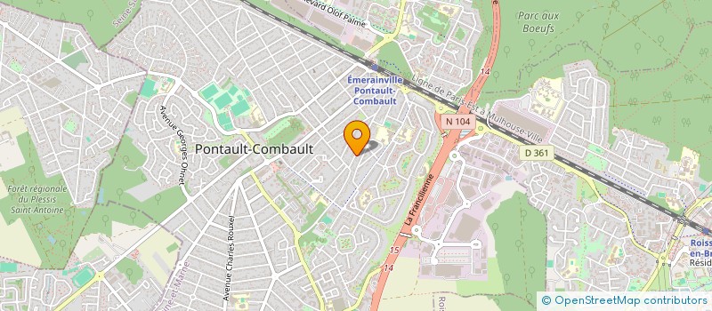 localisation de l'entreprise TRAN à PONTAULT-COMBAULT