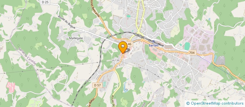 localisation de l'entreprise TRAN à SARLAT-LA-CANEDA