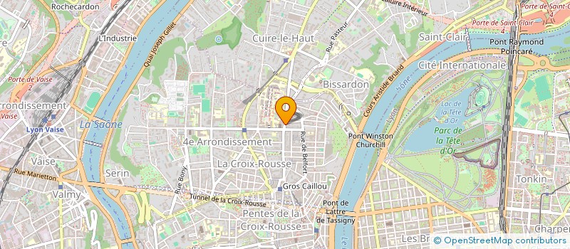 localisation de l'entreprise TRAN D.C.  LYON