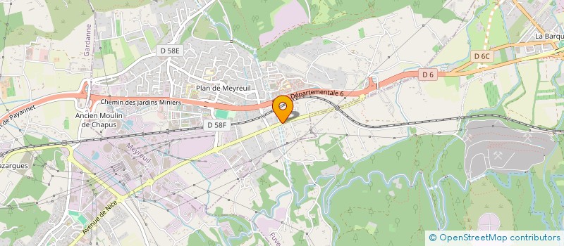 localisation de l'entreprise TRAN & DUCASTEL  MEYREUIL