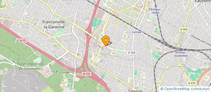 localisation de l'entreprise TRAN & FILLES à ERMONT