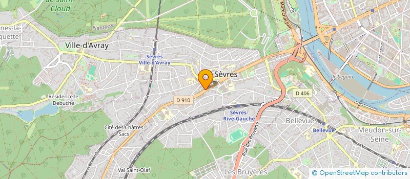localisation de l'entreprise TRAN HLD à SEVRES