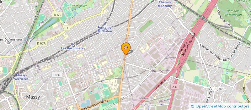 localisation de l'entreprise TRAN HUYNH à ANTONY