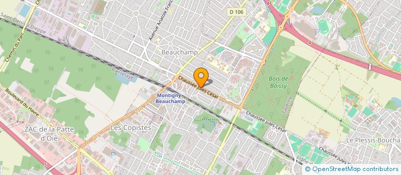 localisation de l'entreprise TRAN IMMO  TAVERNY