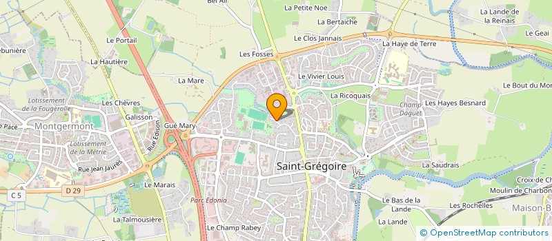 localisation de l'entreprise TRAN PROMO à SAINT-GREGOIRE