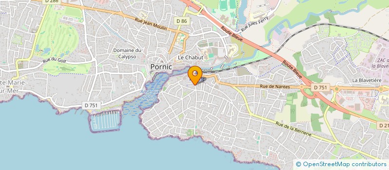 localisation de l'entreprise TRAN SARL à PORNIC