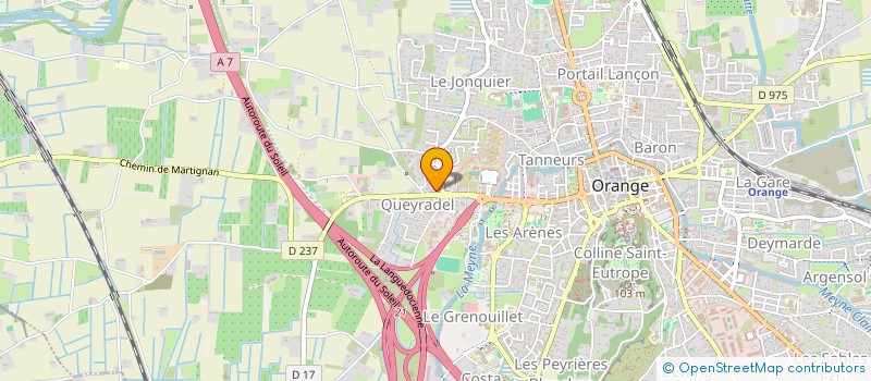 localisation de l'entreprise TRAN SIGNALISATION SARL  ORANGE