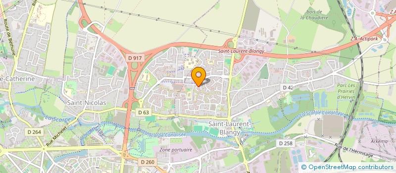 localisation de l'entreprise TRAN STRUCTURE  BOIS-BERNARD