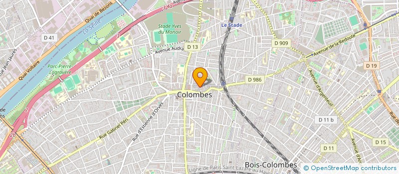 localisation de l'entreprise TRAN TRONG INVEST  COLOMBES