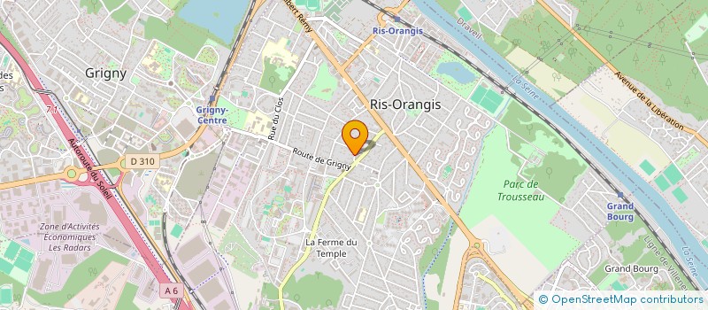 localisation de l'entreprise TRAN5JPCDL à RIS-ORANGIS
