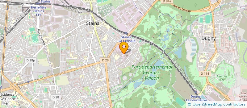localisation de l'entreprise TRANCH'TOUT à STAINS