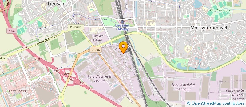 localisation de l'entreprise TRANCHAGE DRAINAGE RESEAUX TRAVAUX PUBLI à MOISSY-CRAMAYEL