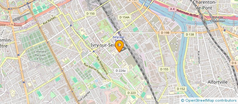 localisation de l'entreprise TRANCHE ! ATELIER  IVRY-SUR-SEINE