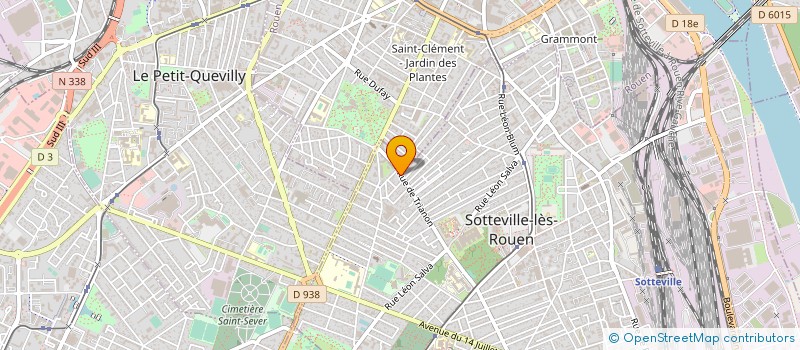 localisation de l'entreprise TRANCHE DE COM'  SOTTEVILLE-LES-ROUEN