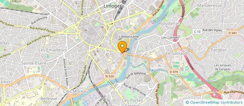 localisation de l'entreprise TRANCHPY CITY LAB à LIMOGES