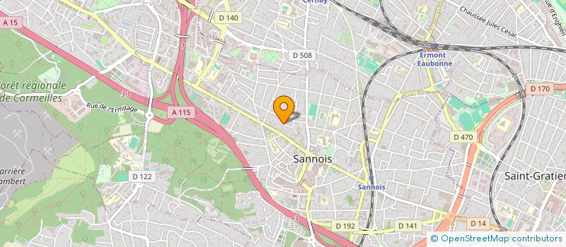 localisation de l'entreprise TRANDARBEL  SANNOIS