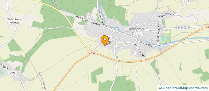 localisation de l'entreprise TRANFORM INDUS THERMODURCISSABLES à DONNEMARIE-DONTILLY