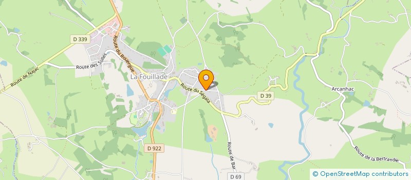 localisation de l'entreprise TRANIER SOLAIRE  LA FOUILLADE