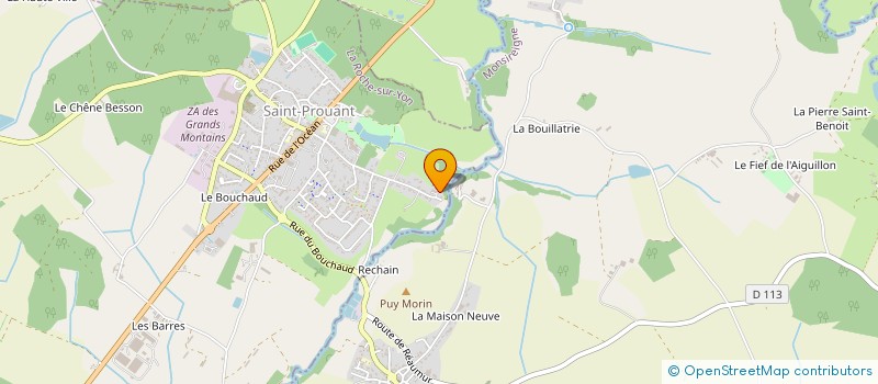 localisation de l'entreprise TRANKI'LOC  SAINT-PROUANT