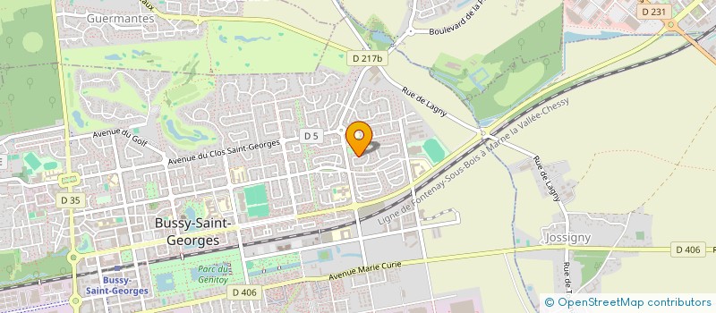 localisation de l'entreprise TRANLI 77  BUSSY-SAINT-GEORGES