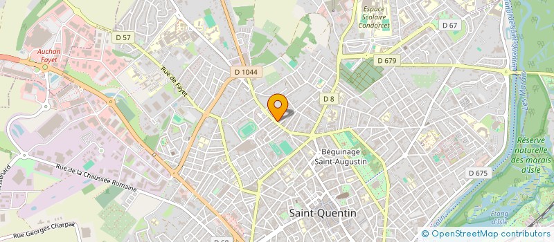 localisation de l'entreprise TRANNIN ASSURANCES à SAINT-QUENTIN