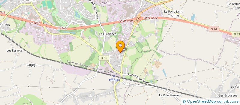 localisation de l'entreprise TRANO  YFFINIAC