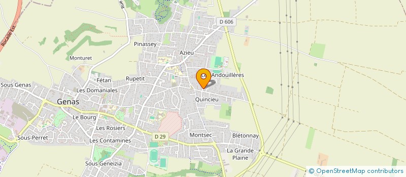 localisation de l'entreprise TRANO  GENAS