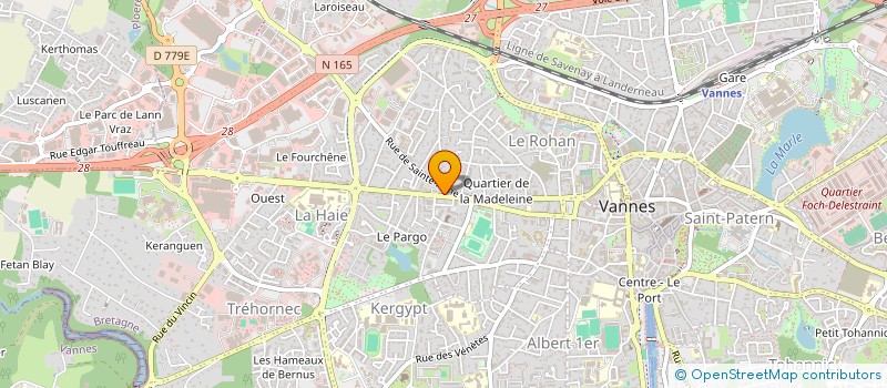 localisation de l'entreprise TRANONIVO à VANNES