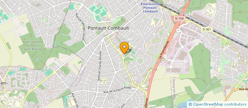 localisation de l'entreprise TRANQUILLEMENT/TRANQUILLE à PONTAULT-COMBAULT