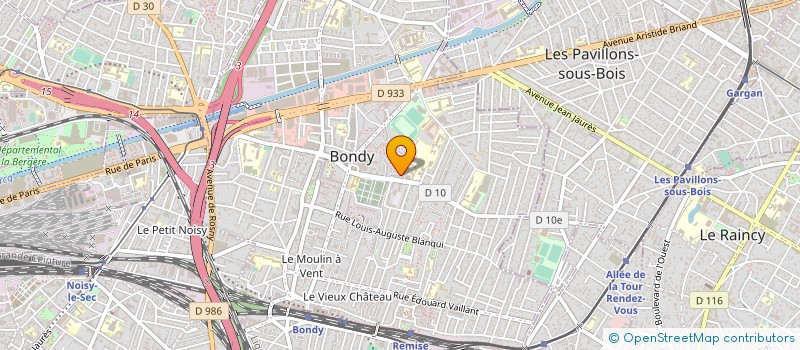 localisation de l'entreprise TRANS 2.L.M. à BONDY
