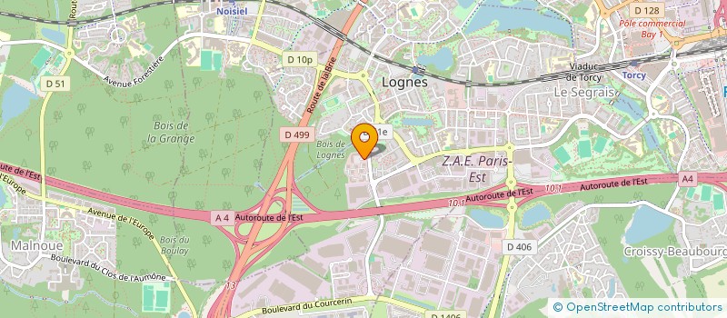 localisation de l'entreprise TRANS 2000 à LOGNES