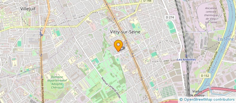 localisation de l'entreprise TRANS 32  VITRY-SUR-SEINE