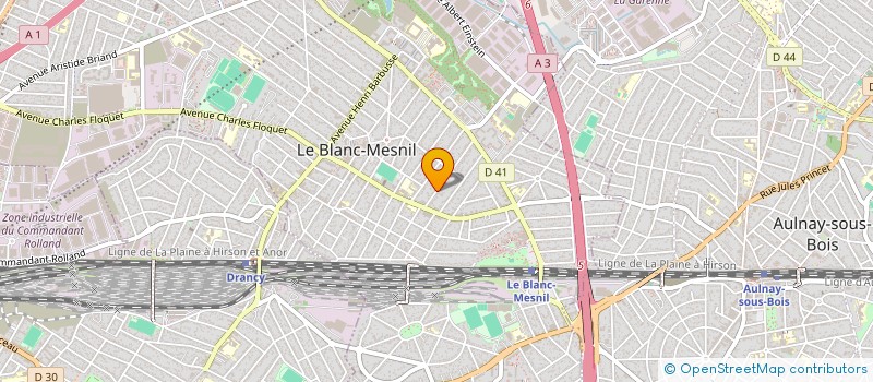 localisation de l'entreprise TRANS à LE BLANC-MESNIL
