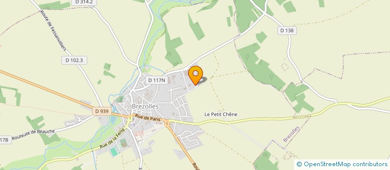 localisation de l'entreprise TRANS A. PATRIX à BREZOLLES
