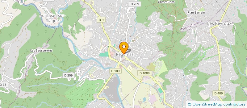 localisation de l'entreprise TRANS A2  PEGOMAS