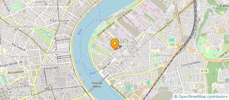 localisation de l'entreprise TRANS ACC'SERVICES à BORDEAUX